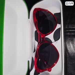Kate Spade Red Sunglasses